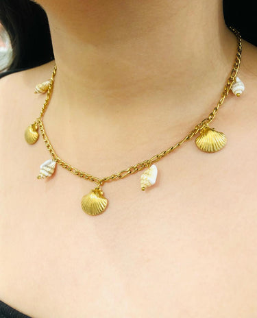 Golden Multi Shell Chain